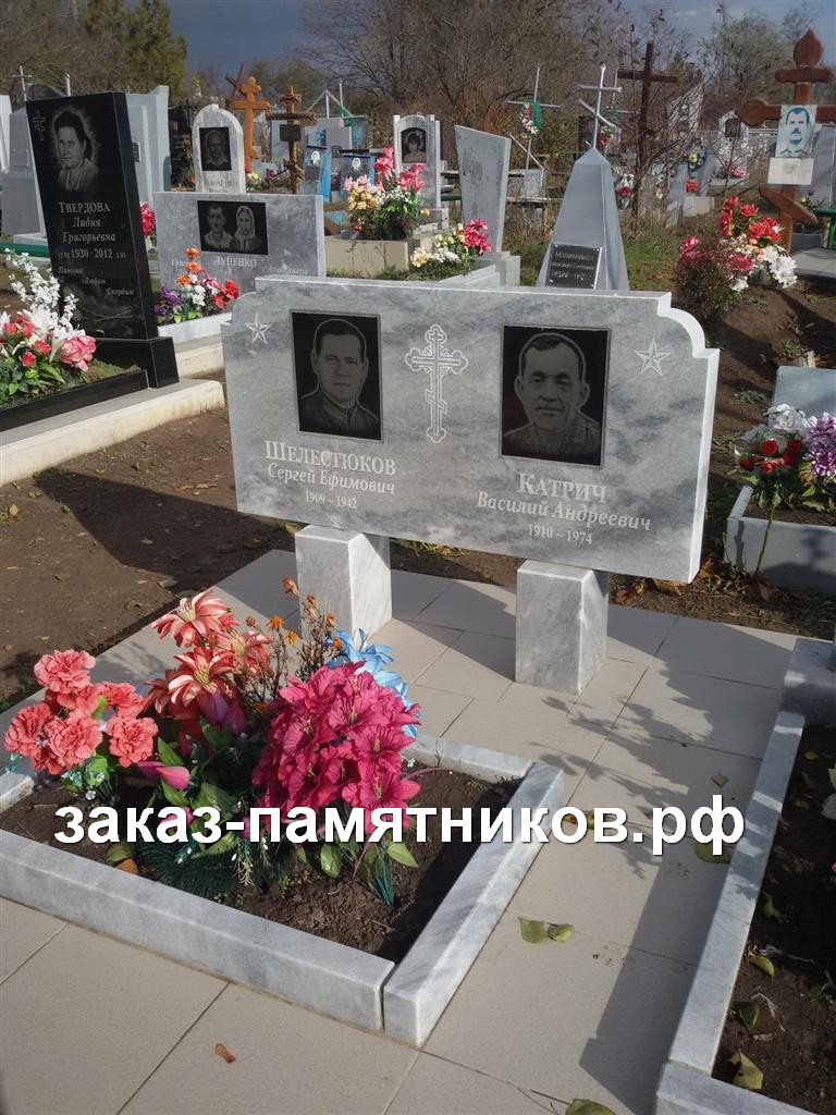 Заказать памятник с установкой на могилу в Новочеркасске